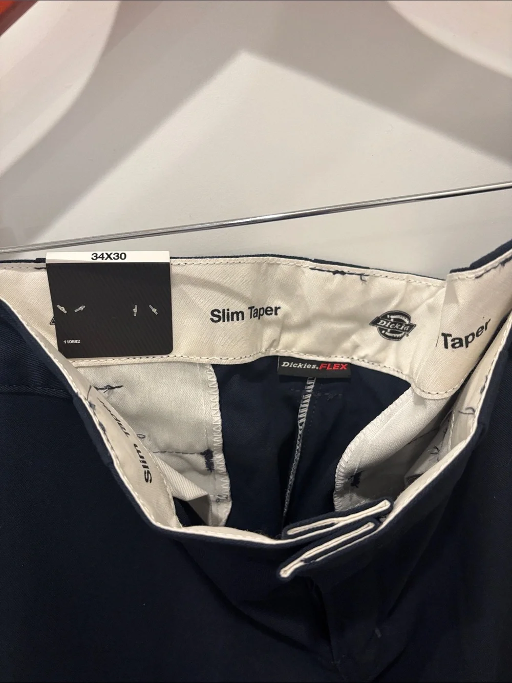 Slim Fit Men's 34x30 Dress Pants - Navy